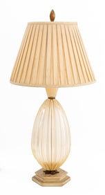 Barovier & Toso Murano Art Glass Table Lamp