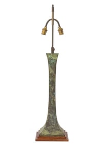 Stewart Ross James Verdigris Bronze Table Lamp