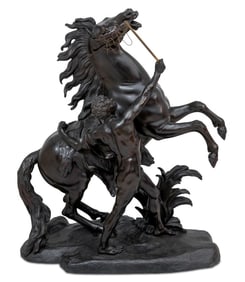 Guillaume Coustou "Marly Horse" Patinated Bronze