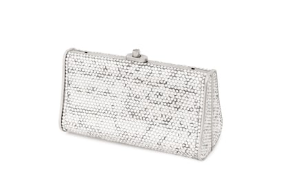 Judith Leiber Swarovski Crystal Minaudiere