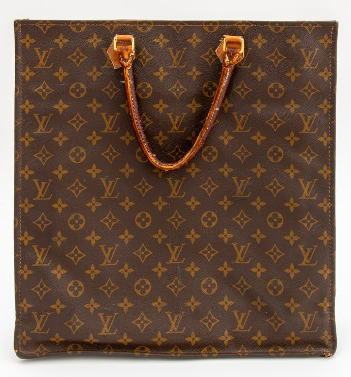 Louis Vuitton Monogram "Sac Plat" Canvas Tote Bag (1 of 6)