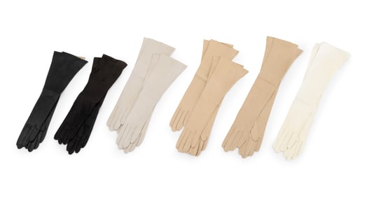 Christian Dior Elbow Length Gloves, 8 Pairs