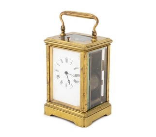 French Brass Carriage Clock