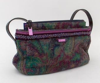 Etro Paisley Print Wool Handbag