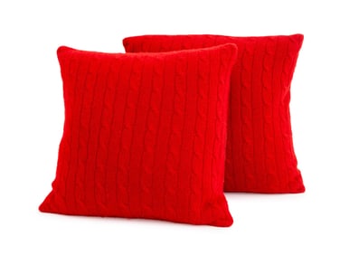 Ralph Lauren Cable-Knit Cashmere Pillows, Pair