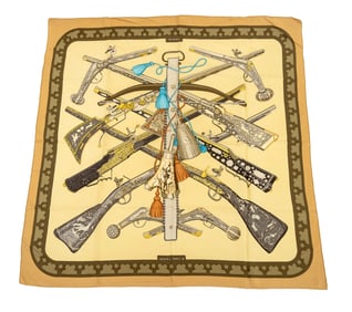 Hermes "Diane" Silk Scarf