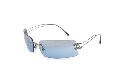 Chanel Blue Lens Sunglasses