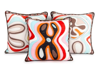 Emilio Pucci Cashmere Blend Pillows, 3