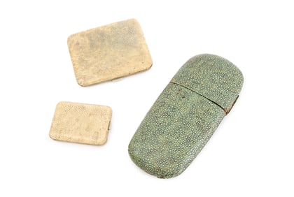Shagreen Eyeglasses and Cigarette Cases, 3