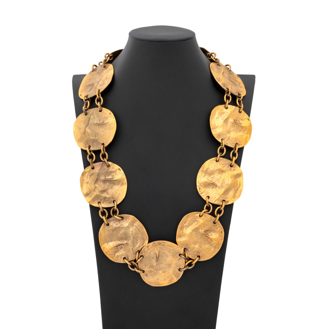 Yves Saint Laurent Rive Gauche Gold-Tone Necklace (1 of 6)