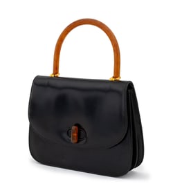 Gucci Patent Leather Top Handle Handbag