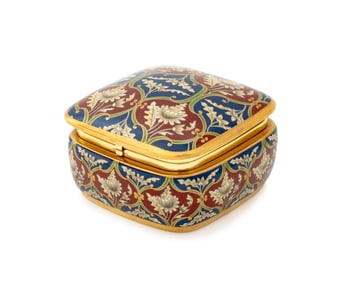 Christian Dior "Autumn Leaves" Porcelain Music Box