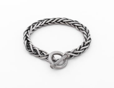 Sterling Silver Foxtail Link Bracelet