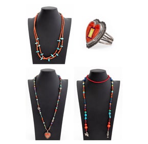 Native American Silver and Multi-Stone Jewelry, 4