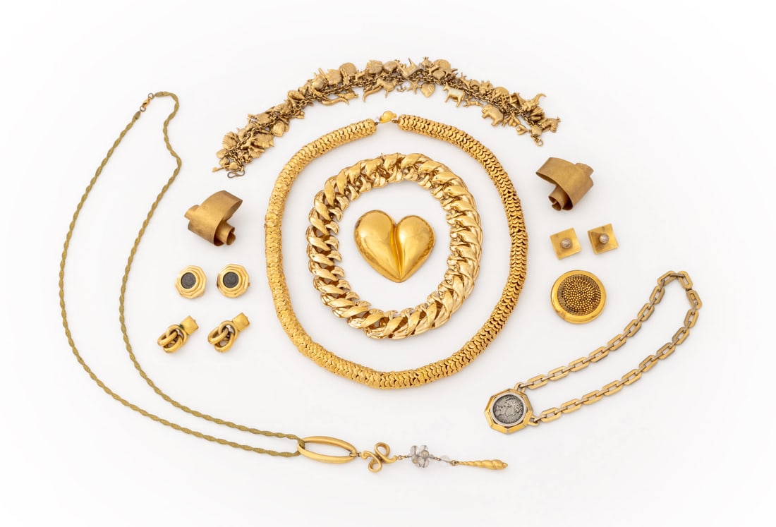 deLillo, Etc. Gold-Tone Metal Jewelry, 11 Pcs. (1 of 15)