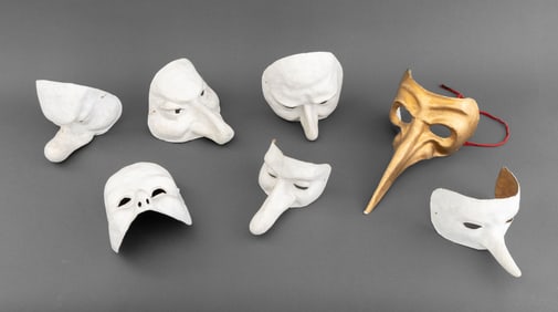 Venetian Papier Mache Masks, 7