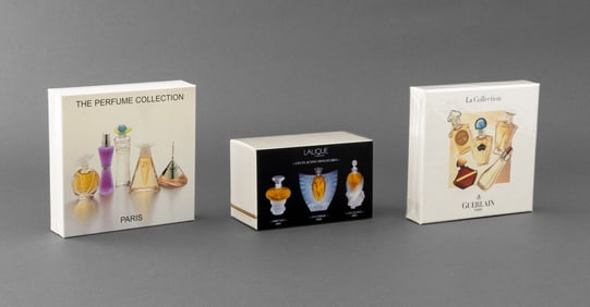 French Perfume Miniature Sampler Sets, 3