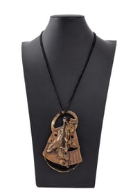 Art Smith Style Brutalist Studio Jewelry Necklace