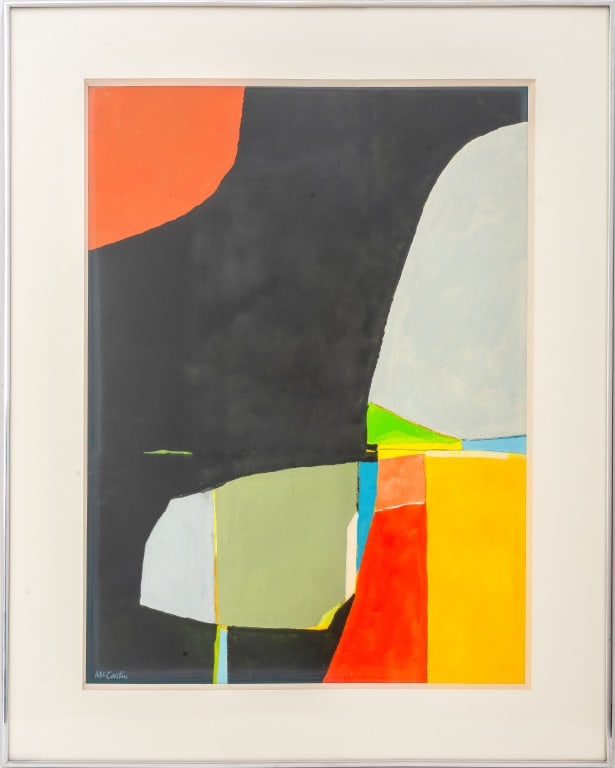 William McCartin Abstract Composition Gouache