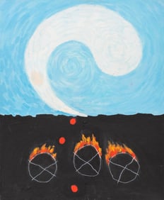 Domenick Capobianco Surrealist Acrylic on Panel