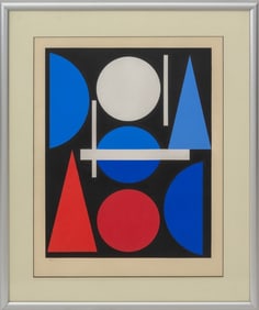 Auguste Herbin "Nude" Serigraph, 1960