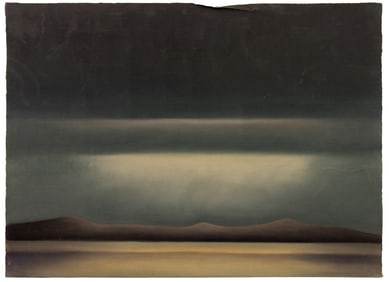 Claude Bauret Allard "New Mexico" Pastel, 1983