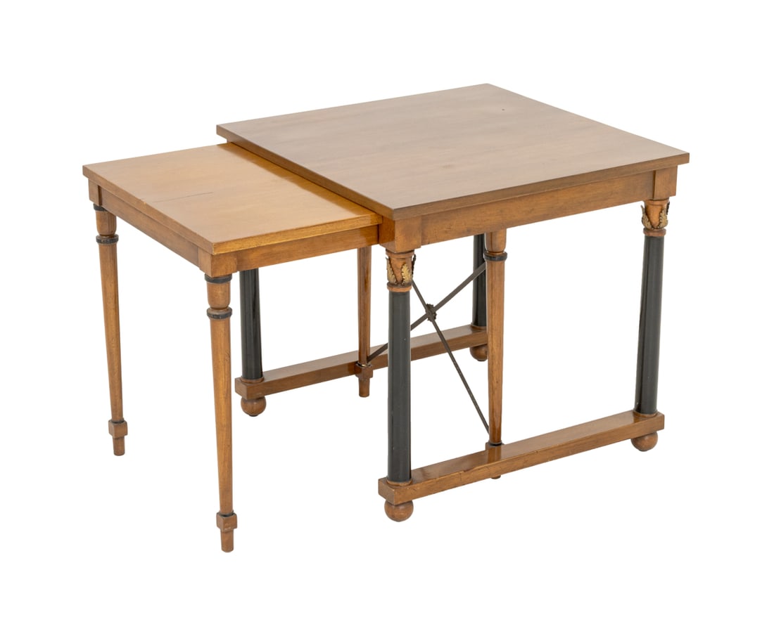 Empire Style Mahogany Nesting Tables, 2 (1 of 8)