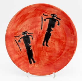 David Porter Art Pottery Plate