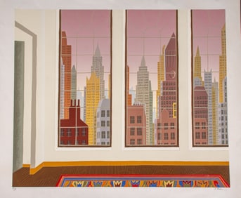 After Thomas McKnight "Manhattan" Serigraph