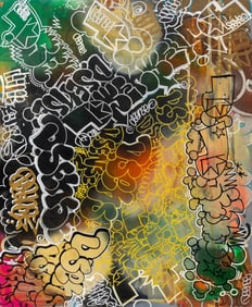 Dsense "DSENSE" Street Art Mixed Media