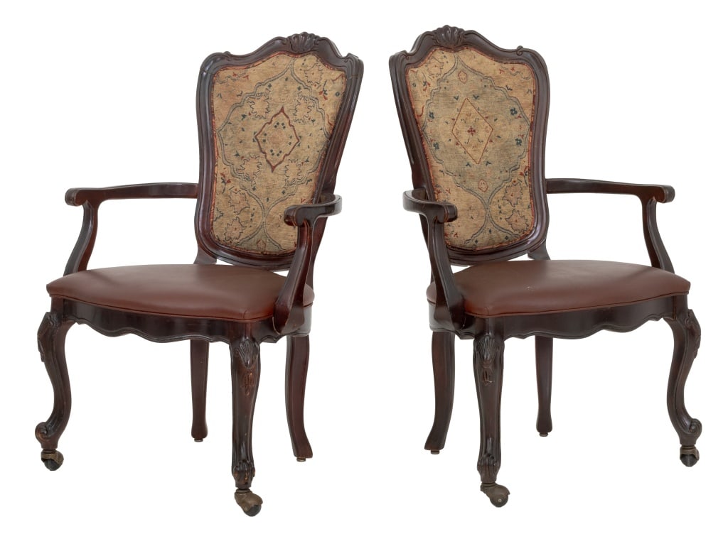 Venetian Lacquered Armchairs, Pair (1 of 7)