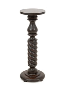 Victorian Mahogany Barley Twist Pedestal