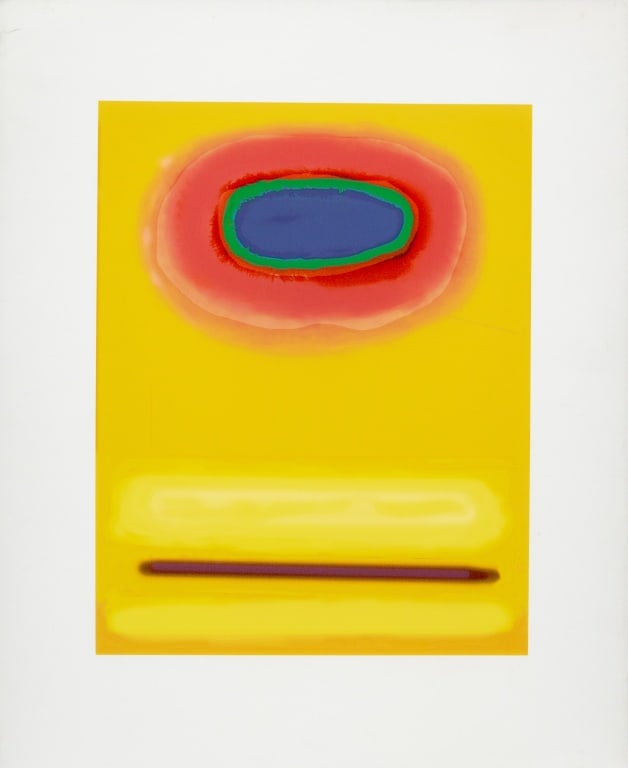 Anne Sager Abstract Composition Lithograph (1 of 5)