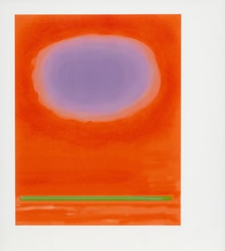 Anne Sager Abstract Composition Lithograph