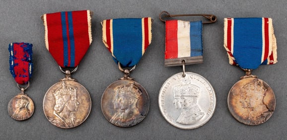 British Silver Coronation Medals, 5