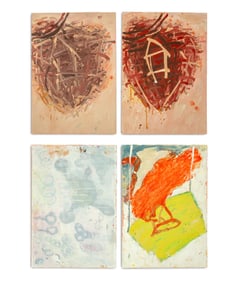 Elfi Schuselka Abstract Compositions Acrylic, 2