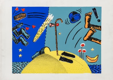 Domenick Capobianco "Zip-Zap" Lithograph, 1992