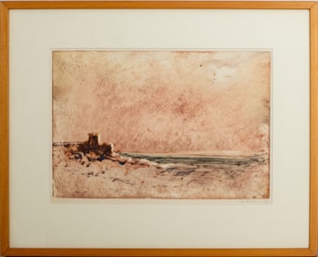 F. Williams Seascape Etching & Aquatint