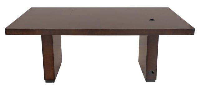 Charcoal Maple Executive Desk