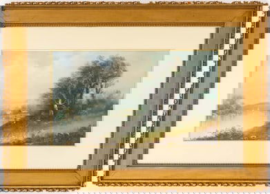 William Henry Chandler Mountainous River Scene