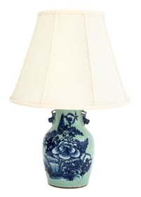 Chinese Porcelain Vase Mounted as a Lamp