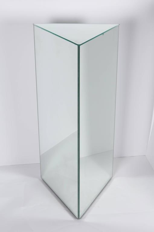 Triangular Mirrored Panel Pedestal (1 of 6)