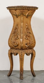 Louis XV Style Paint-Decorated Pedestal