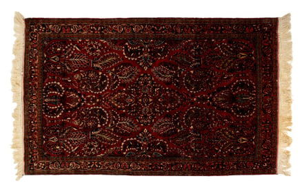 Iranian Sarouk Rug, 7' x 4' 1.5"