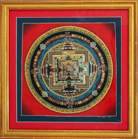 Pravin Lama Tibetan Buddhist Thangka