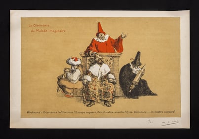 Henri Gabriel Ibels "La Ceremonie du..." Litho