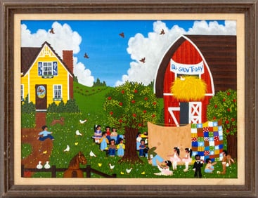 Merry Kohn "Showtime!" Acrylic on Canvas