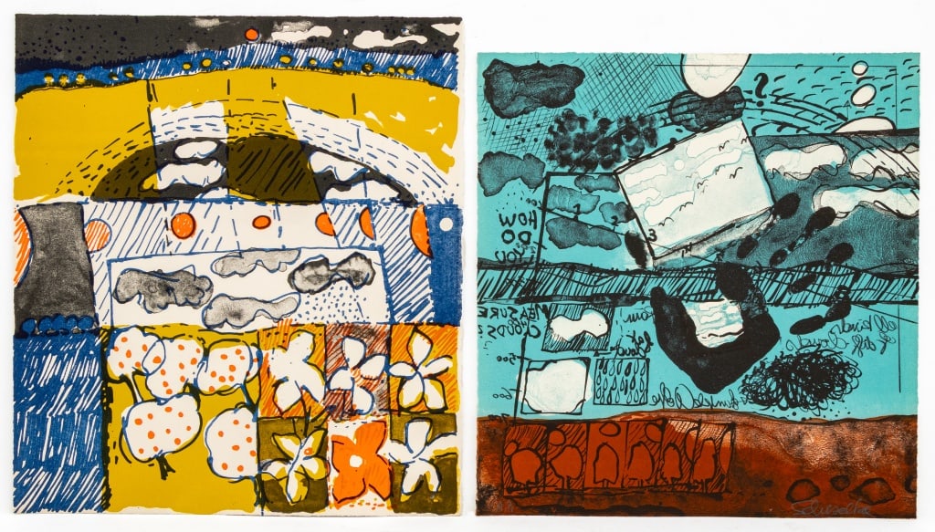 Elfi Schuselka Abstract Landscape Lithographs, 2 (1 of 8)