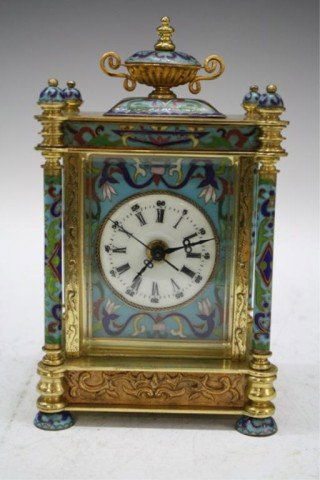 Chinese Cloisonne Clock
