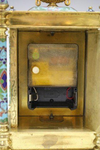 Chinese Cloisonne Clock - 5